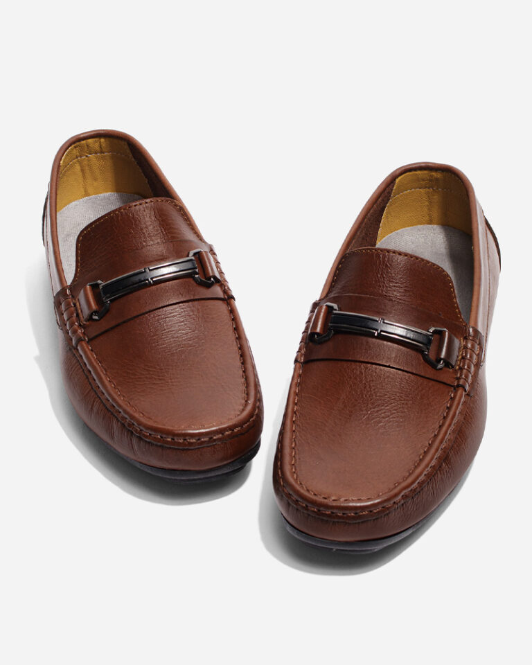 Mocasines De Cuero Para Hombre - Piel Vacuna, Suela De Poliuretano, Estilo Clásico Y Cómodo