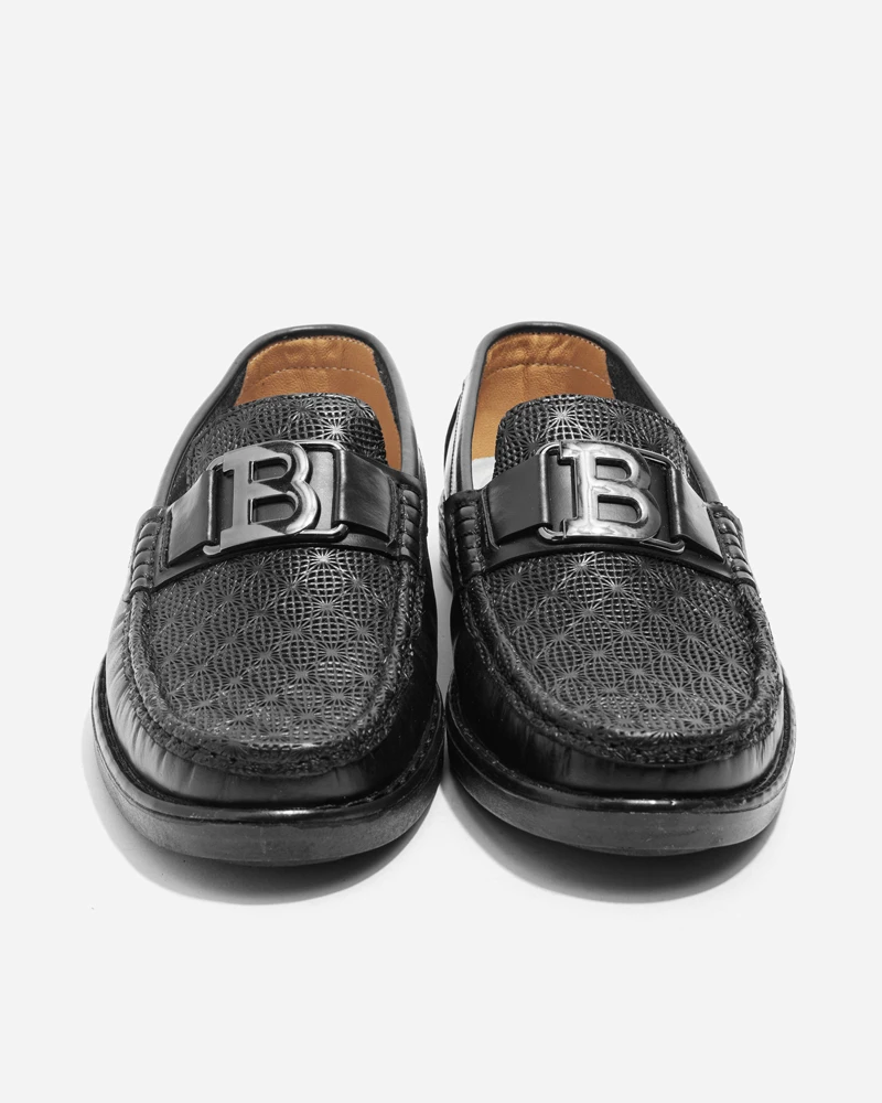 Mocasines Cuero Texturizado Herraje B - Imagen 5