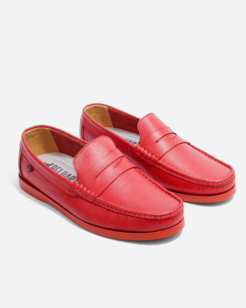 Alternative view of Mocasines Clásicos en Cuero Rojo