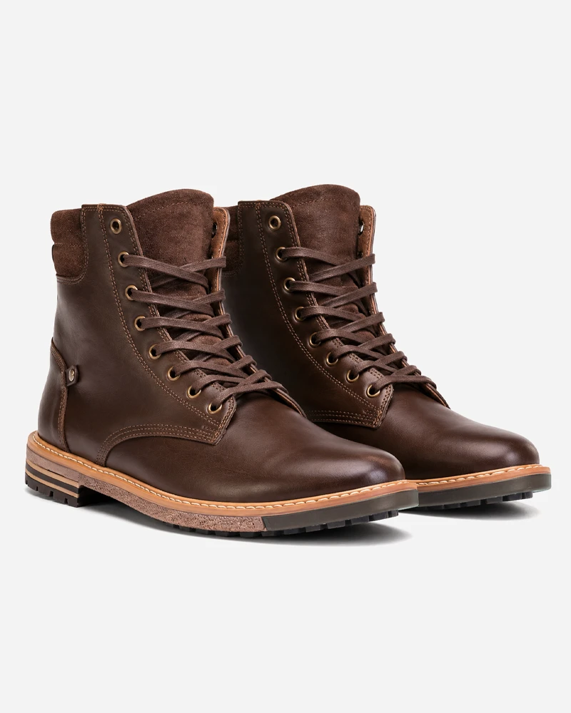 Alternative view of Bota Hombre Cuero Marrón Explorer