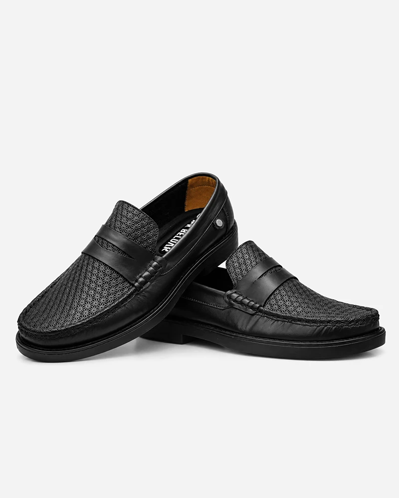 Mocasines Clásicos Elegantes Texturizado Prisma - Imagen 3